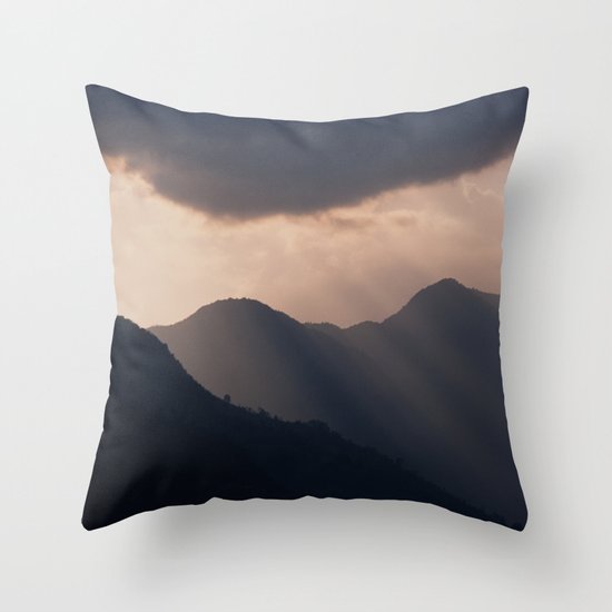 let there be night Throw Pillow