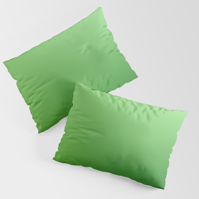 12 Green Gradient Background 220713 Valourine Digital Design Pillow Sham