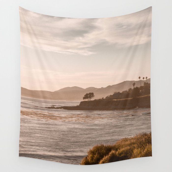 California Coastline Wall Tapestry by Adrienne Leonard  Society6