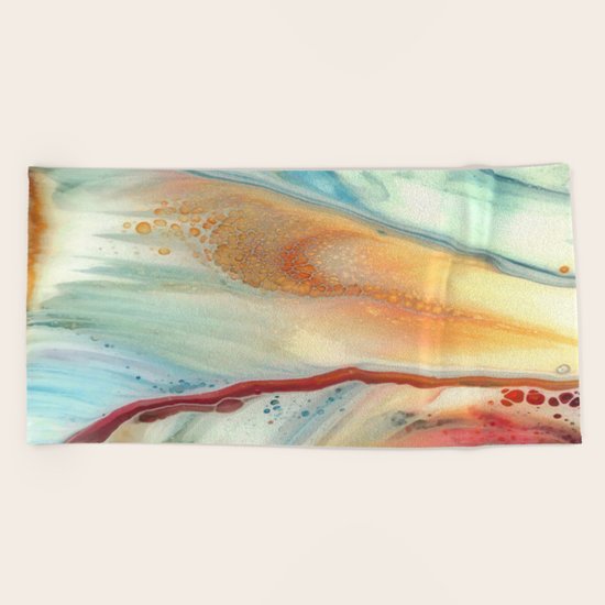 Colorful abstraction Beach Towel
