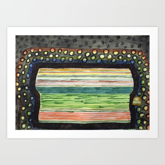 The Stack Draft Art Print