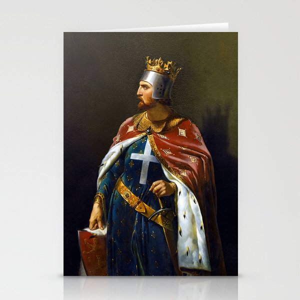 Richard the Lionheart, King of England by Merry-Joseph Blondel Stationery Cards
