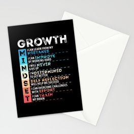 Motivational Quotes Growth for Entrepreneurs Stationery Cards