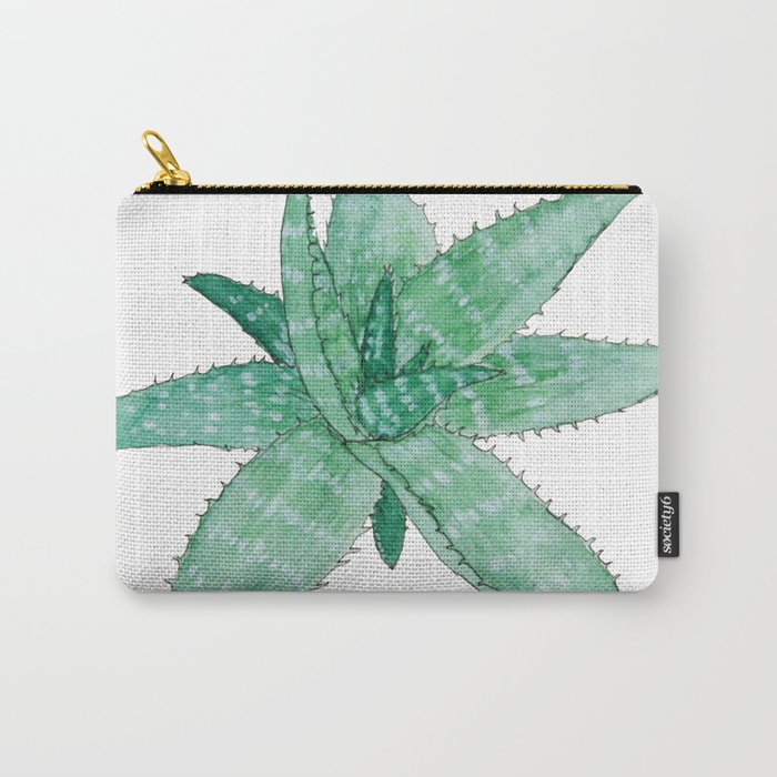 Aloe Carry-All Pouch