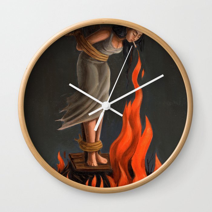 Keep Cool Oil Painting Wall Clock
