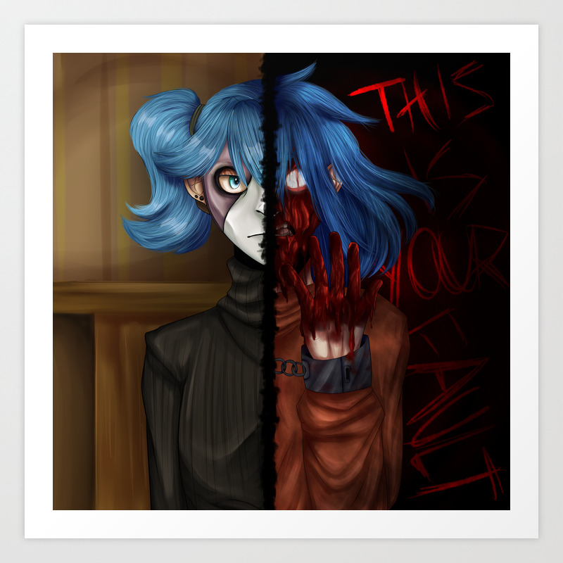 Sally Face Art Print By Rainingroses Society6