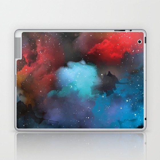 Space Splashed Watercolor Laptop & iPad Skin