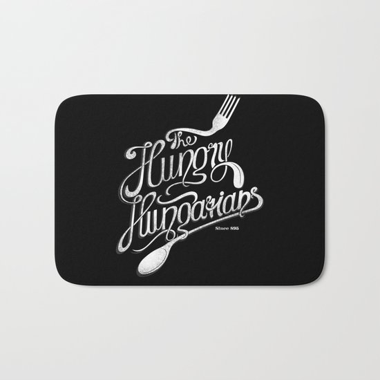 The Hungry Hungarians Bath Mat