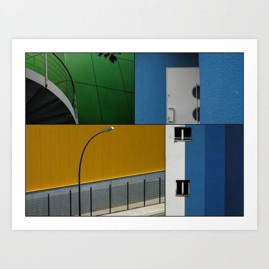 Berlin Urban Fragments Art Print