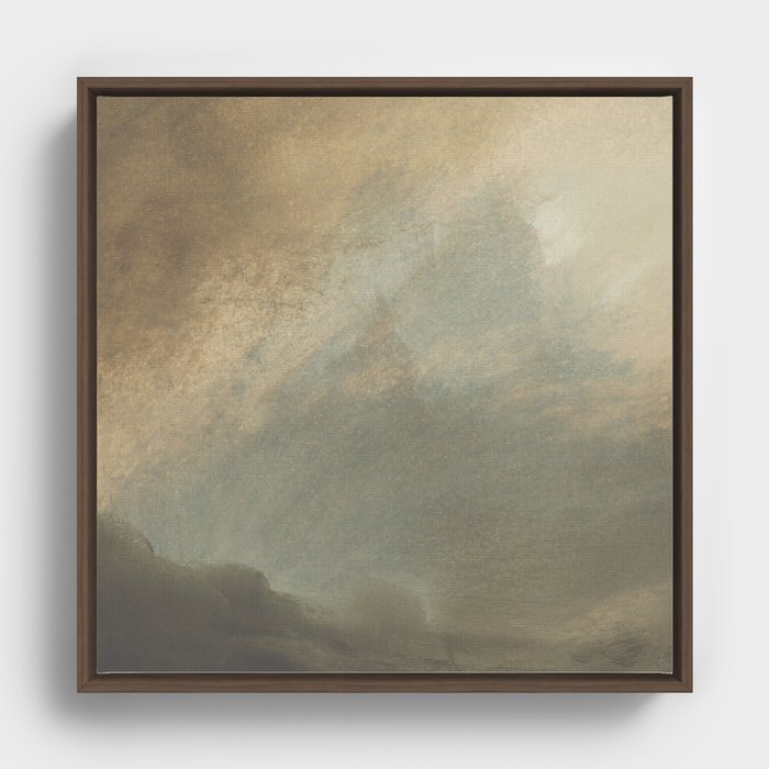 Mid-Summer Storm Framed Canvas