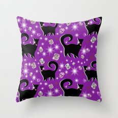 Fabulous Felines take 2 Throw Pillow