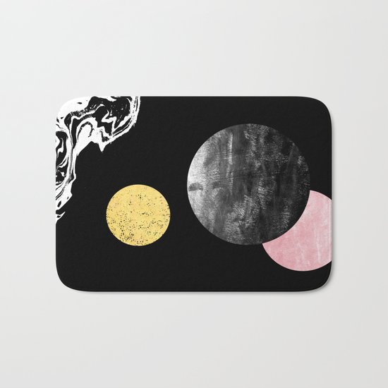Celeste - space modern minimal abstract painting art urban brooklyn new york los angeles design Bath Mat