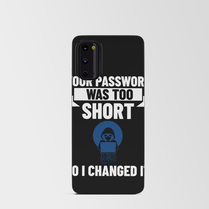 Password Hacker Phishing Computer Hacking Android Card Case