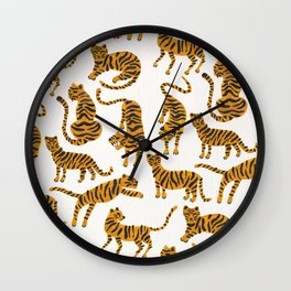 Tiger Collection – Orange Palette Wall Clock