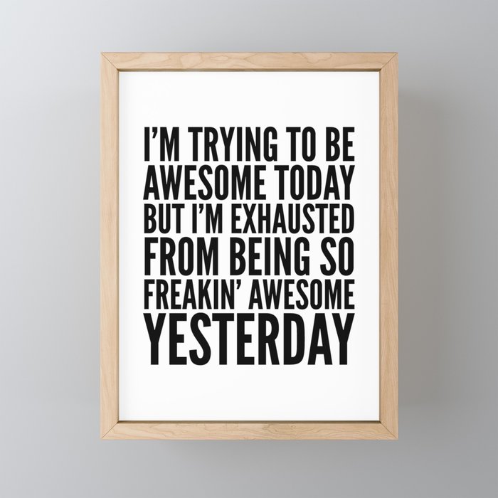 Framed Mini Art Print