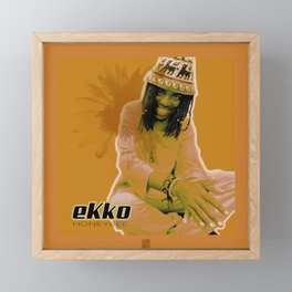 ( ( ( • . eKko . • ) ) ) • ( ( ( • . honeybee . • ) ) ) • [ RECORD ARTWORK ] Framed Mini Art Print