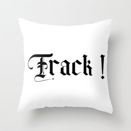 Frack! Throw Pillow