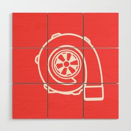Forced Induction Turbo Wood Wall Art