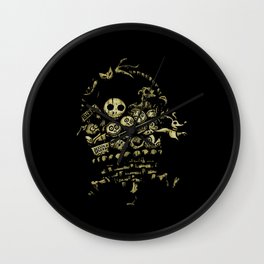 Halloween skeleton Wall Clock