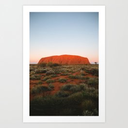 Uluru Sunset Art Print