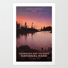 Georgian Bay Islands National Park Art Print