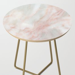 Softest blush pink marble Side Table