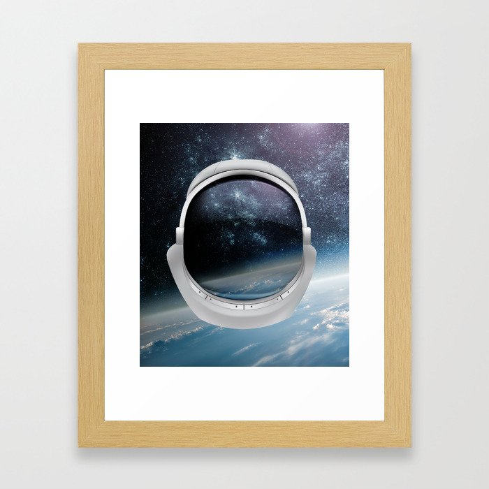 Space Man Framed Art Print