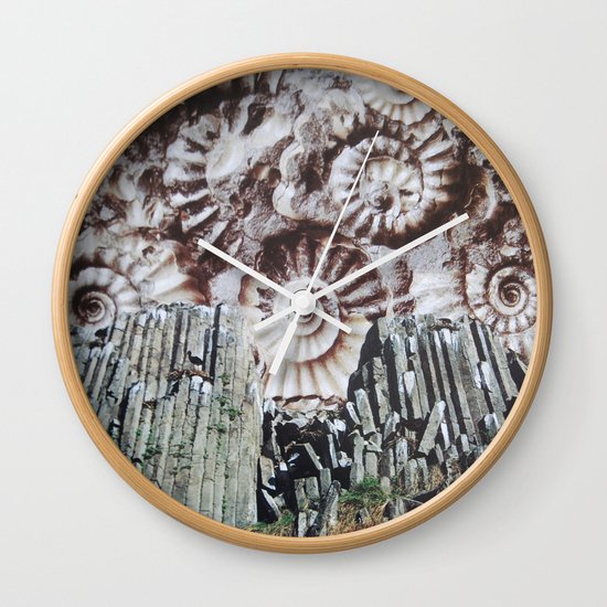 Fossils Wall Clock