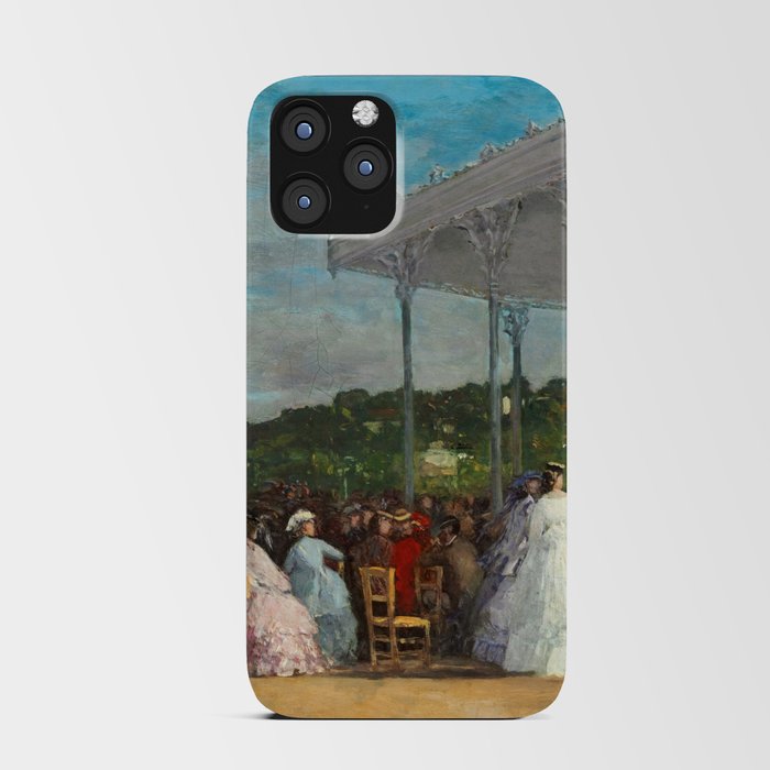 Concert at the Casino of Deauville, 1865 by Eugene Boudin iPhone Card Case