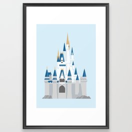 Cinderella's Castle Framed Art Print