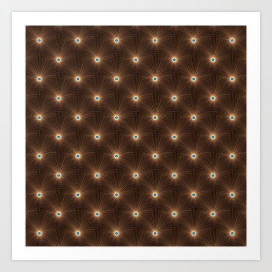 Chocolate Color Explosion tiled Art Print