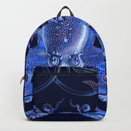 Haeckel Octopi Backpack | Bizzare, Scienceteacher, Scientist, Scienceart, Graphicdesign, Surreal, Marinebiology, Science, Octopus, Haeckel 