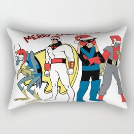 Space Ghost Coast to Coast Merry Christmas Happy Holidays Gift Rectangular Pillow