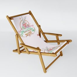 Happy Easter Bunny Collection Sling Chair
