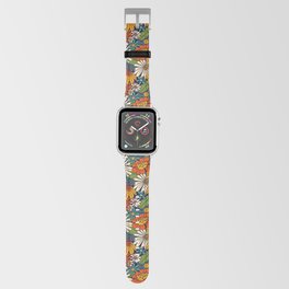 70s Retro Floral - Bold Apple Watch Band