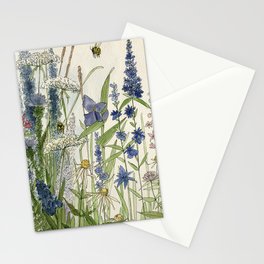 Wildflowers 2 watercolor Stationery Card