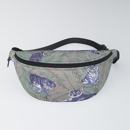 Very Peri Tropical Tigers Fanny Pack