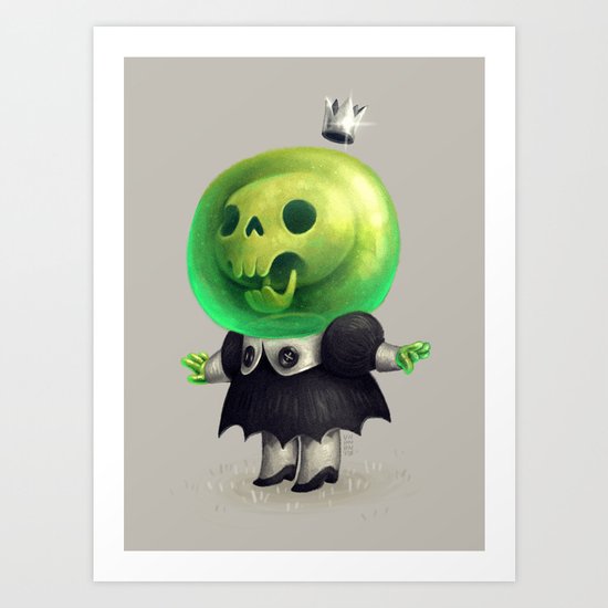 Slime Princess Art Print
