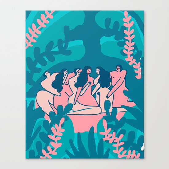 Mamacitas Club 5 Canvas Print