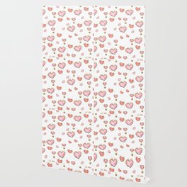 cute hearts pattern Wallpaper