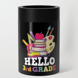 Hello 3rd Grade Back To School Can Cooler