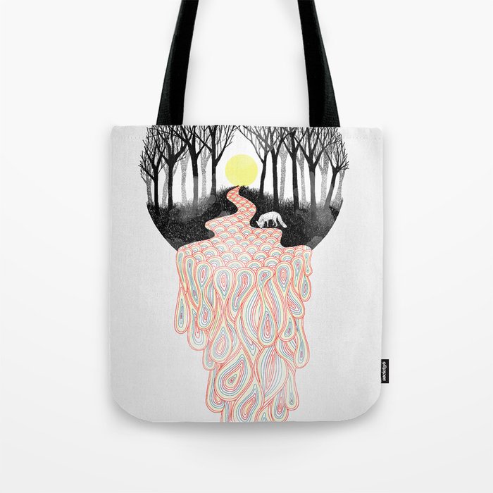 Through Darkness into the Light Tote Bag
