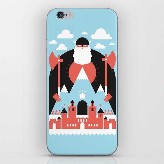 King of the Mountain iPhone & iPod Skin