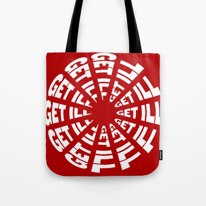 Time to Get Ill Clock - Red Tote Bag