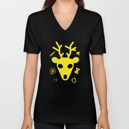 Keystone Deer (PA) V Neck T Shirt
