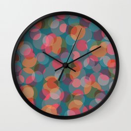Contemporary Abstract Confetti  Wall Clock