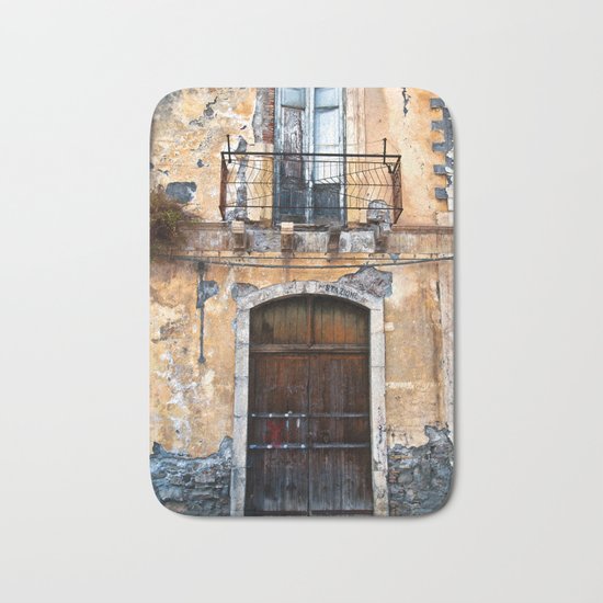 Sicilian facade of Taormina Bath Mat