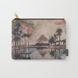 Giza Painted Postcard Carry-All Pouch