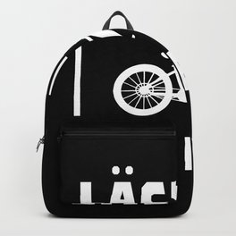 Bicycle Saying Funny Smile Instead Of Panting Backpack
