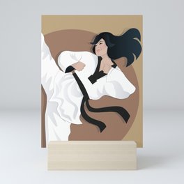 Taekwondo Fighter Mini Art Print